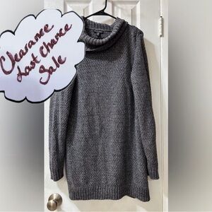 Hilary Radley Women’s XL Charcoal Cowl Neck Oversized Sweater